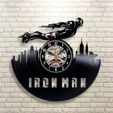 Metallic Arts Ironman Avenger Metal Wall Clock For Gift