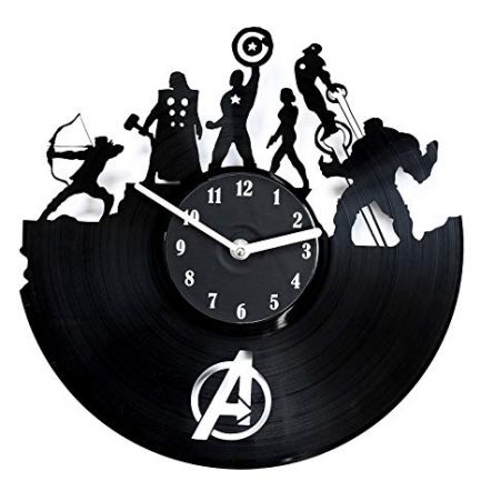 Metallic Arts Horse Avengers Super Hero Metal Wall Clock Gift Item For Kids, Home Decoration, Men