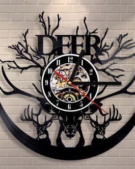 Metallic Arts Deer Jungle Safari Vinyl Metal Wall Art For Gifting